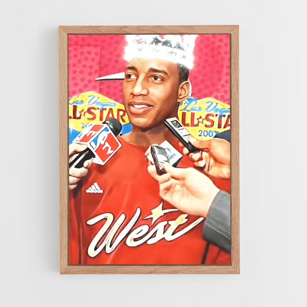 ap-tracy mcgrady-8 cadre Bois clair