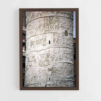 ap-trajan column reliefs-8 cadre Bois foncé