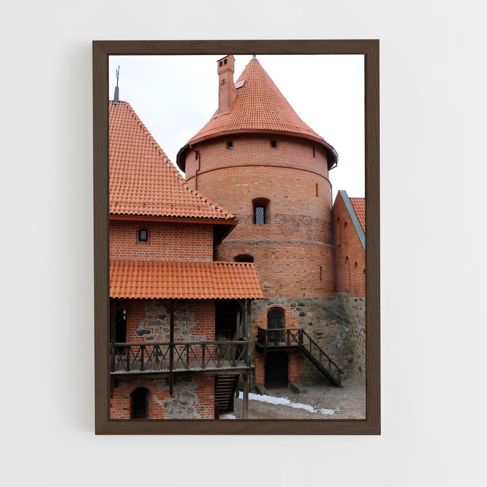 ap-trakai castle-4 cadre Bois foncé
