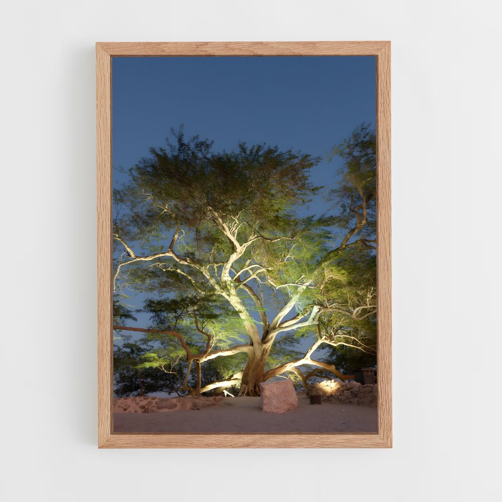 ap-tree of life-9 cadre Bois clair