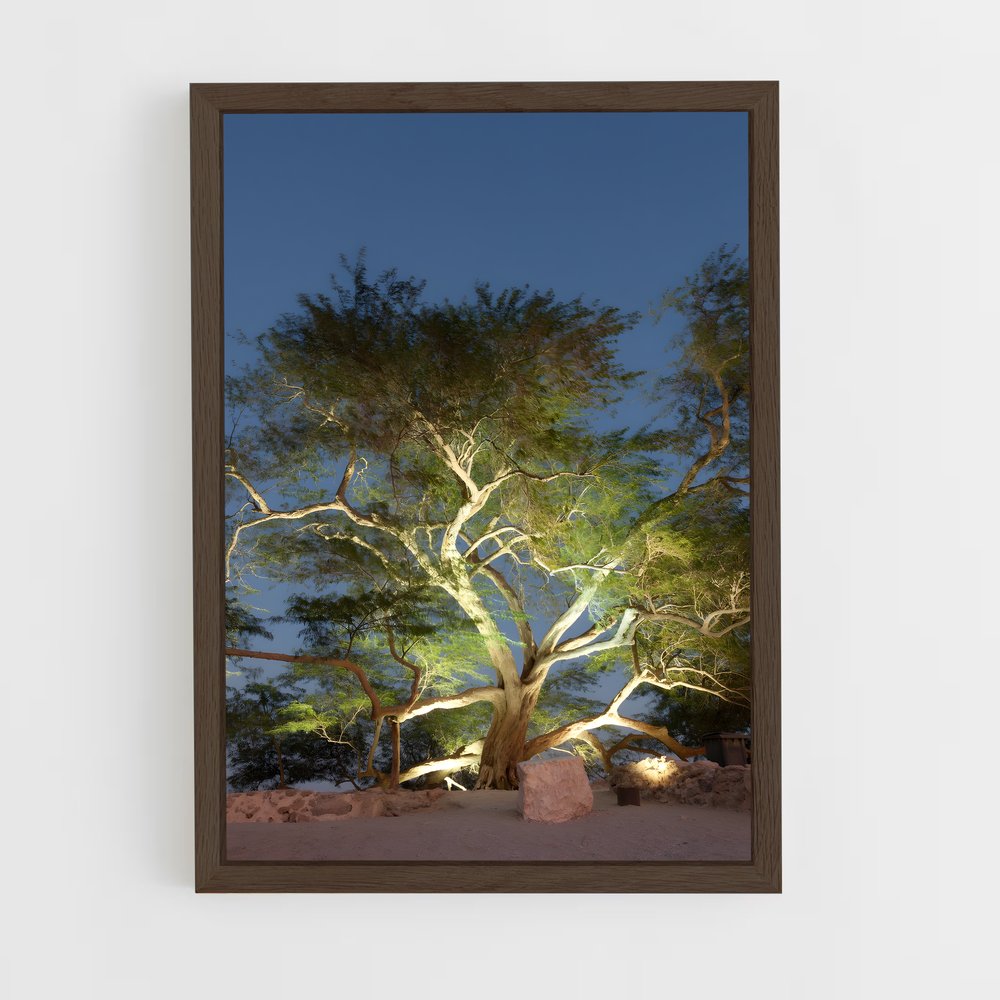 ap-tree of life-9 cadre Bois foncé