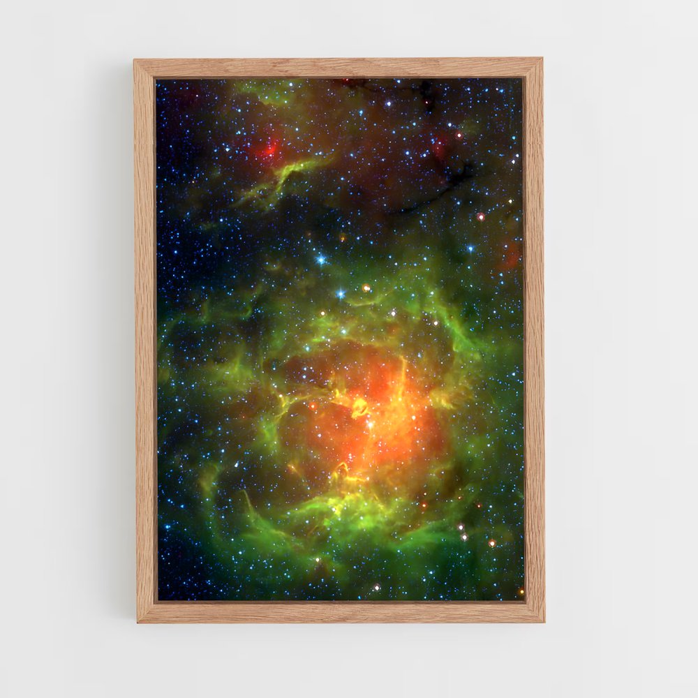 ap-trifid nebula-1 cadre Bois clair
