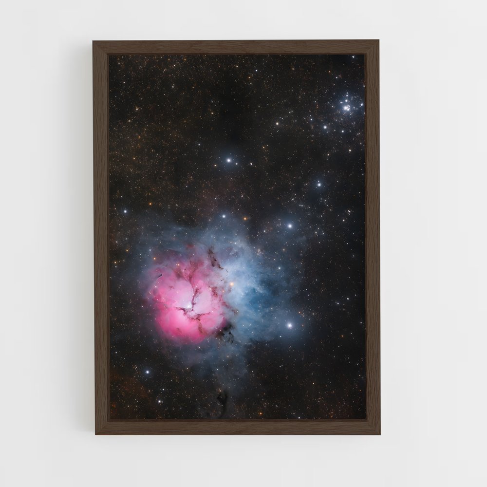 ap-trifid nebula-2 cadre Bois foncé