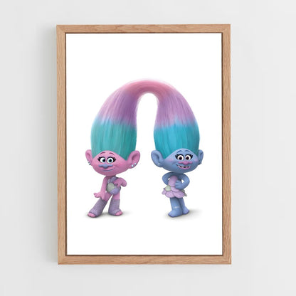 ap-trolls-2 cadre Bois clair
