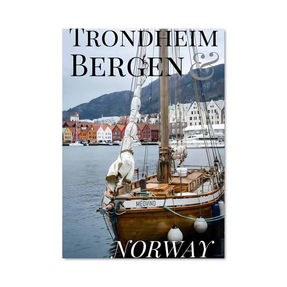 Poster Naviguer à Trondheim