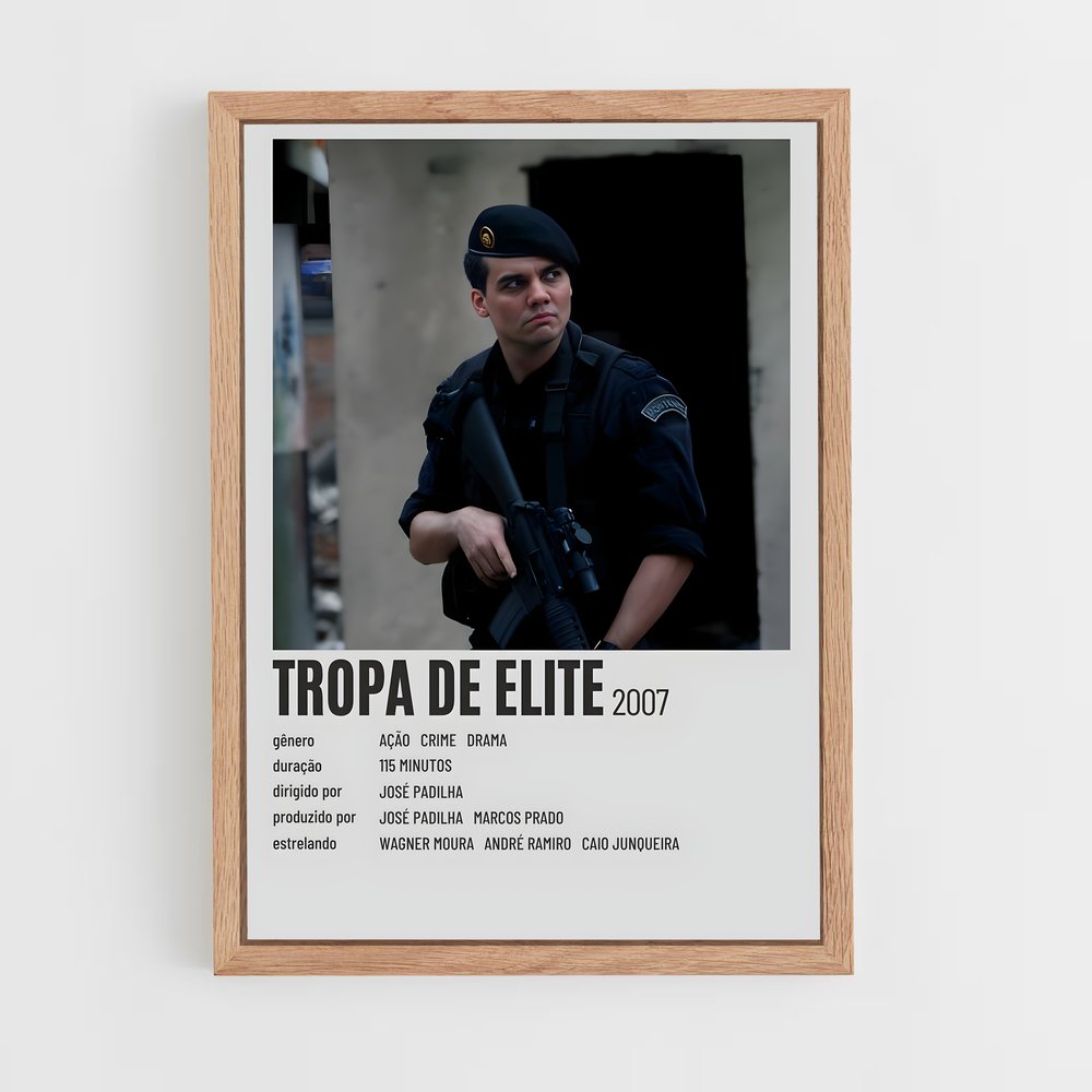 ap-tropa de elite-4 cadre Bois clair