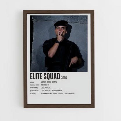 ap-tropa de elite-5 cadre Bois foncé