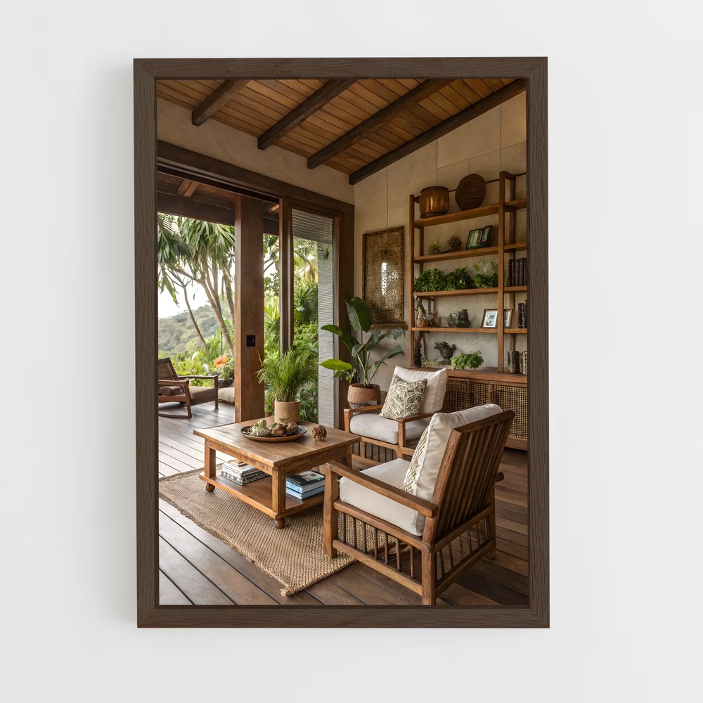 ap-tropical-6 cadre Bois foncé