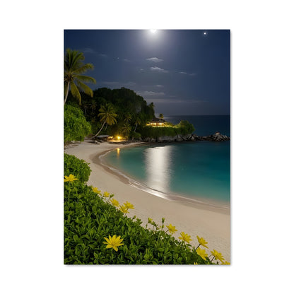 Poster Lune de Plage