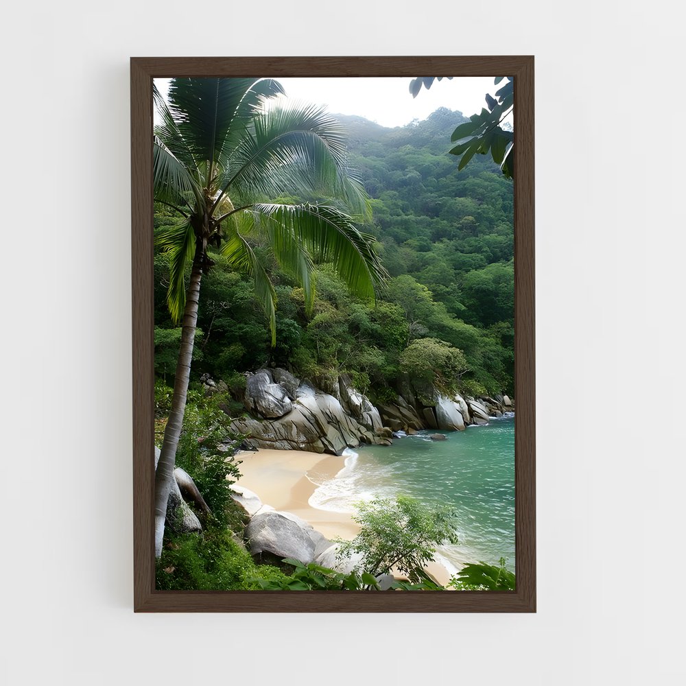 ap-tropical islands-17 cadre Bois foncé