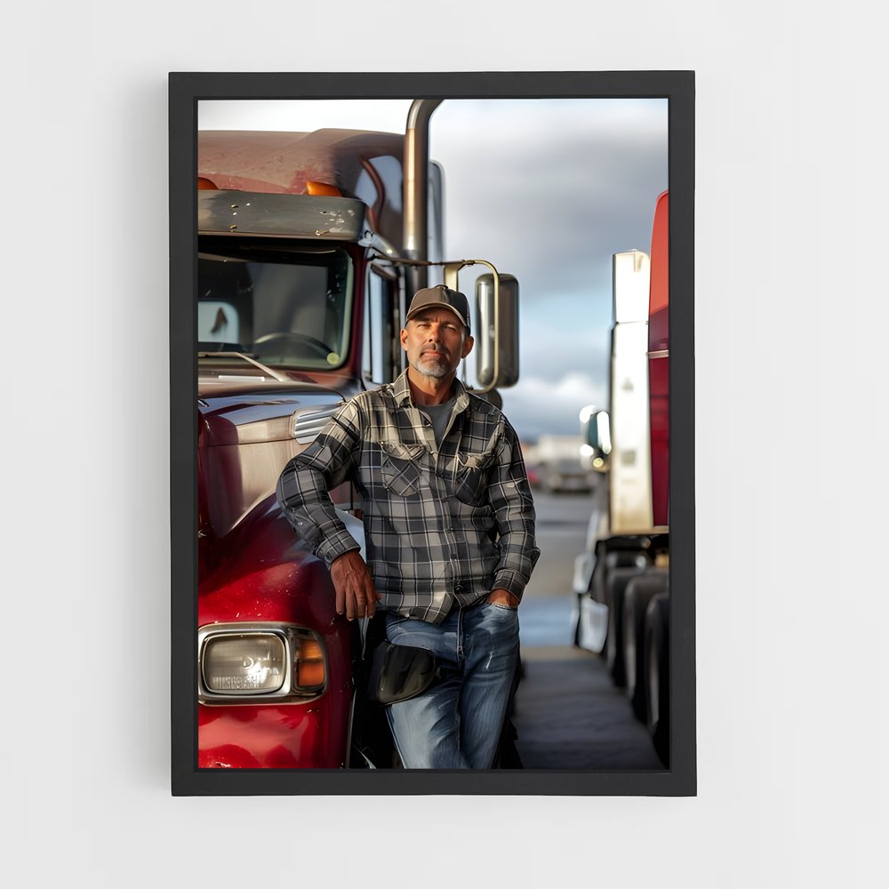 ap-truck driver-3 cadre Noir