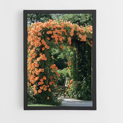 ap-trumpet vine-5 cadre Noir