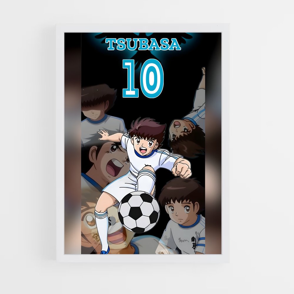 ap-tsubasa ozora-4 cadre Blanc