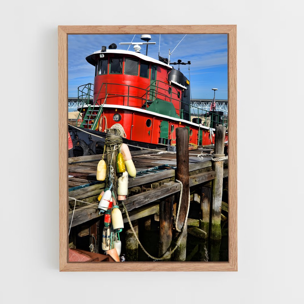 ap-tugboats-4 cadre Bois clair