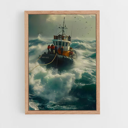 ap-tugboats-6 cadre Bois clair