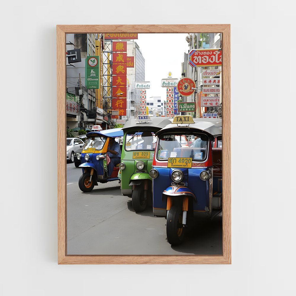 ap-tuk tuk bangkok-2 cadre Bois clair