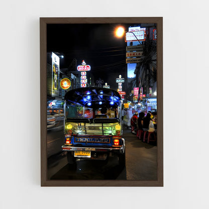ap-tuk tuk bangkok-8 cadre Bois foncé