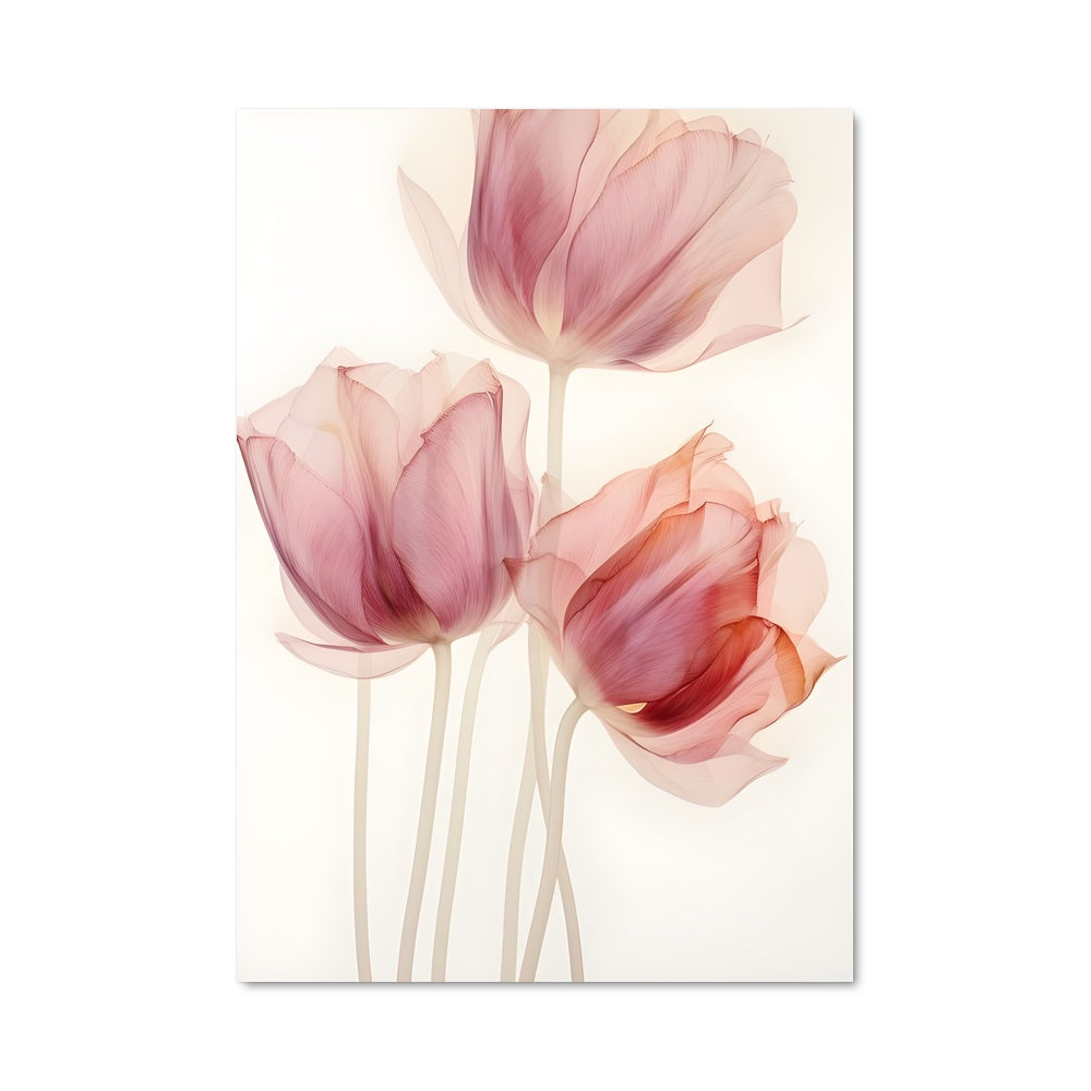 Poster Tulipes Poudrées