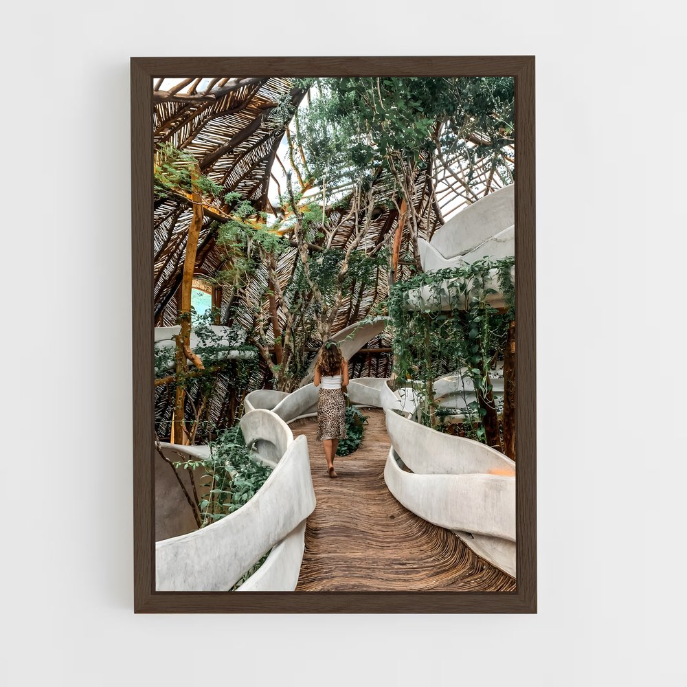 ap-tulum-3 cadre Bois foncé