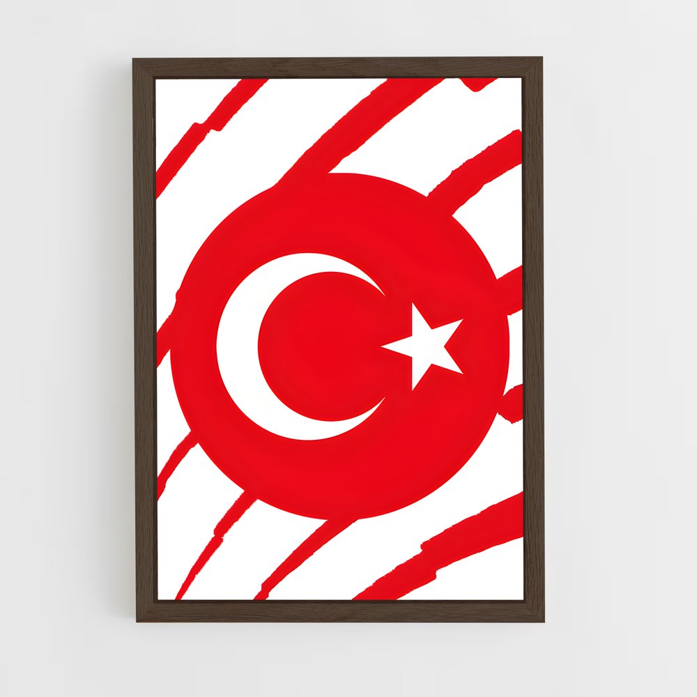 ap-turkey national football team-2 cadre Bois foncé