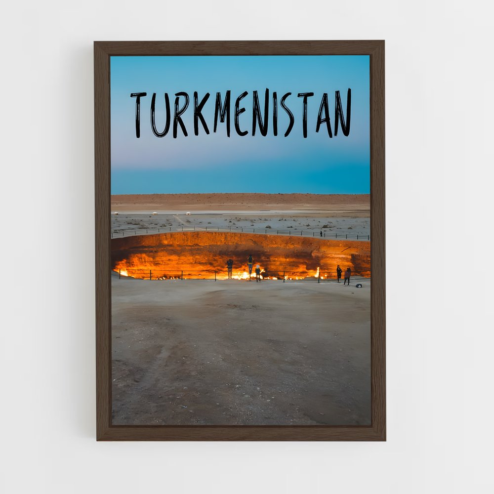 ap-turkmenistan-5 cadre Bois foncé