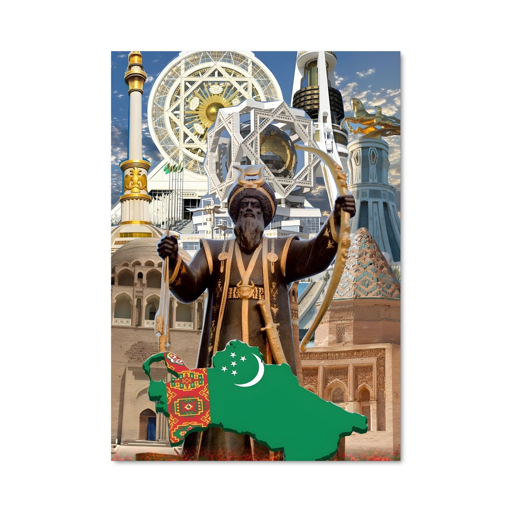 Poster Fièreté Turkmène