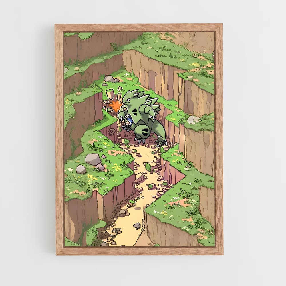 ap-tyranitar-1 cadre Bois clair