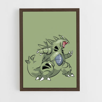 ap-tyranitar-3 cadre Bois foncé