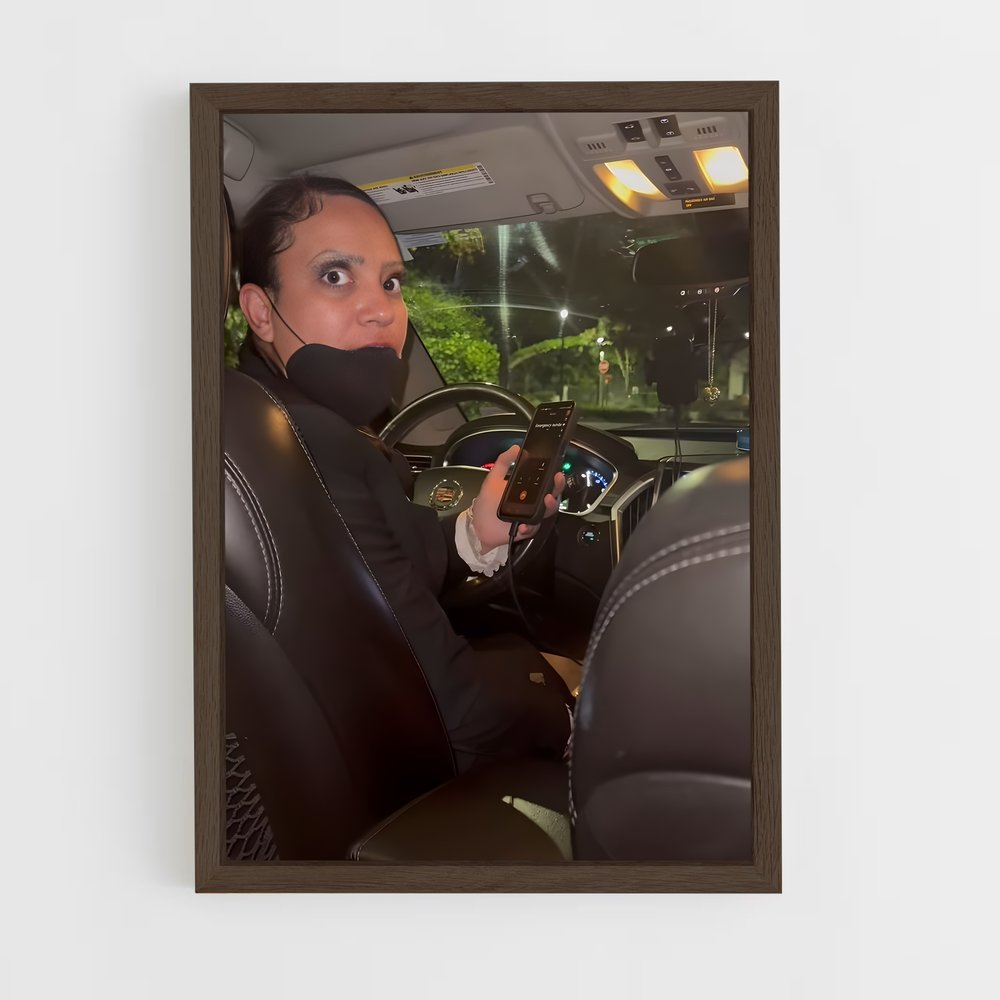 ap-uber driver-2 cadre Bois foncé