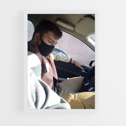ap-uber driver-3 cadre Blanc