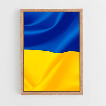 ap-ukraine flag-3 cadre Bois clair