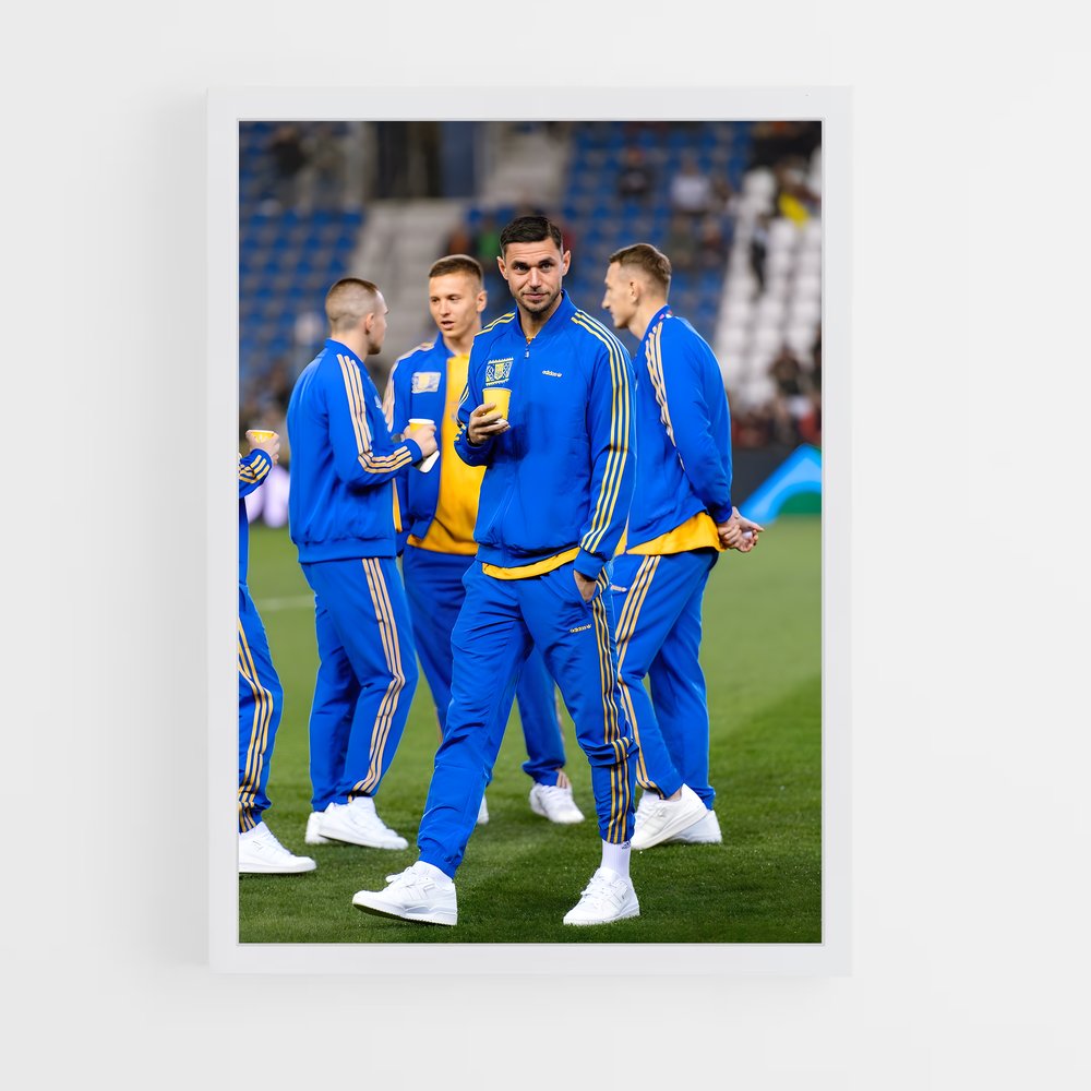 ap-ukraine national football team-2 cadre Blanc