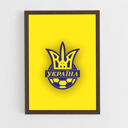 ap-ukraine national football team-5 cadre Bois foncé