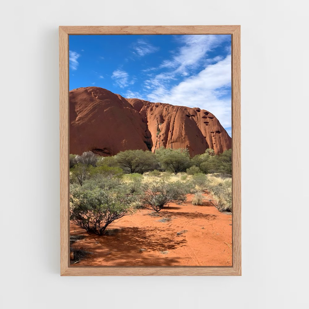 ap-uluru-3 cadre Bois clair