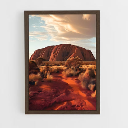 ap-uluru-6 cadre Bois foncé