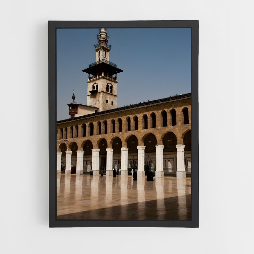 ap-umayyad mosque damascus-3 cadre Noir