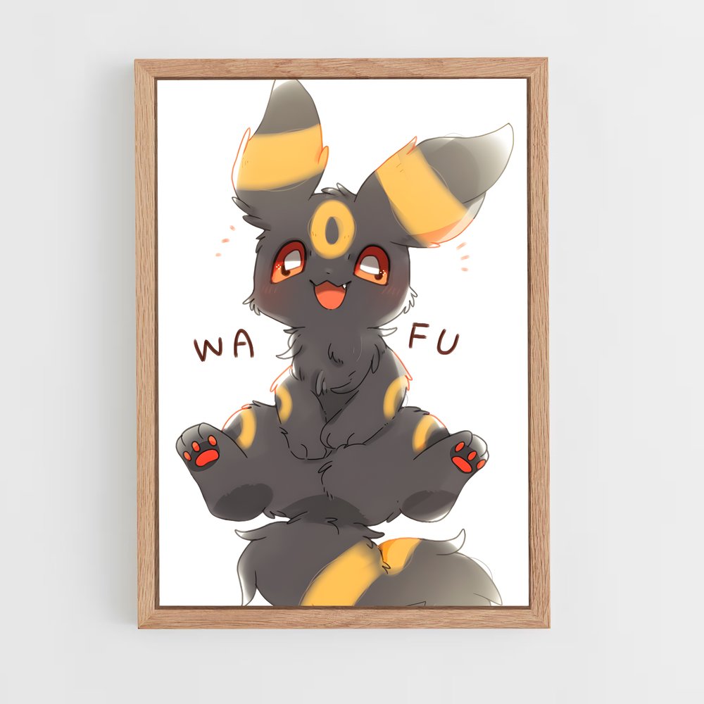 ap-umbreon-4 cadre Bois clair
