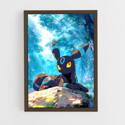 ap-umbreon-6 cadre Bois foncé