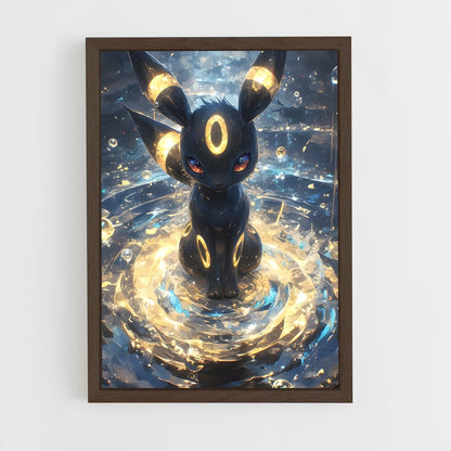 ap-umbreon-7 cadre Bois foncé