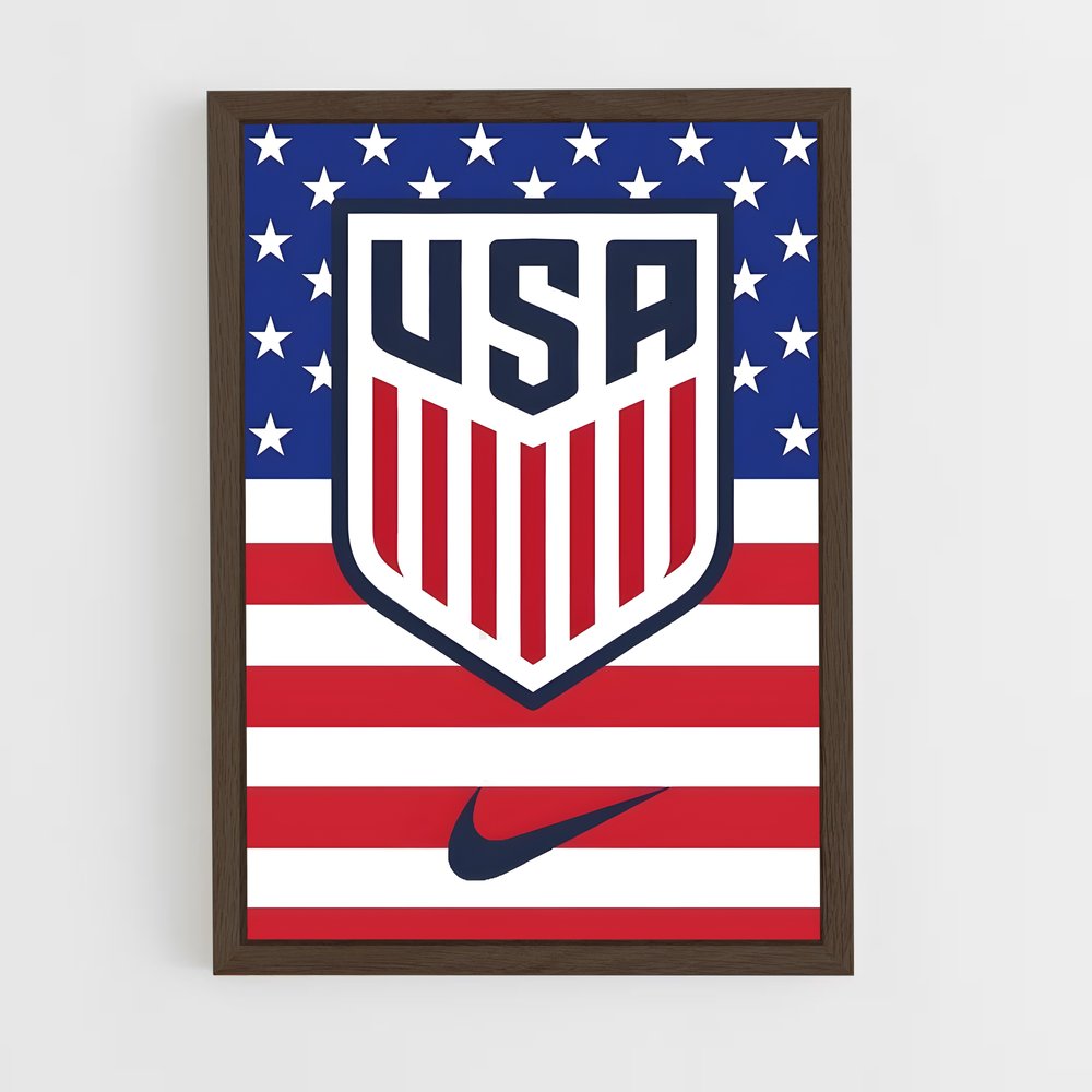 ap-united states national football team-1 cadre Bois foncé