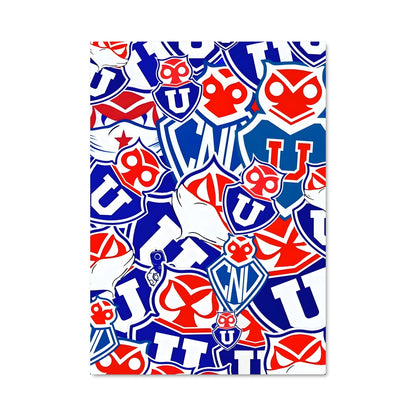 Poster Énergie Bleu-Rouge