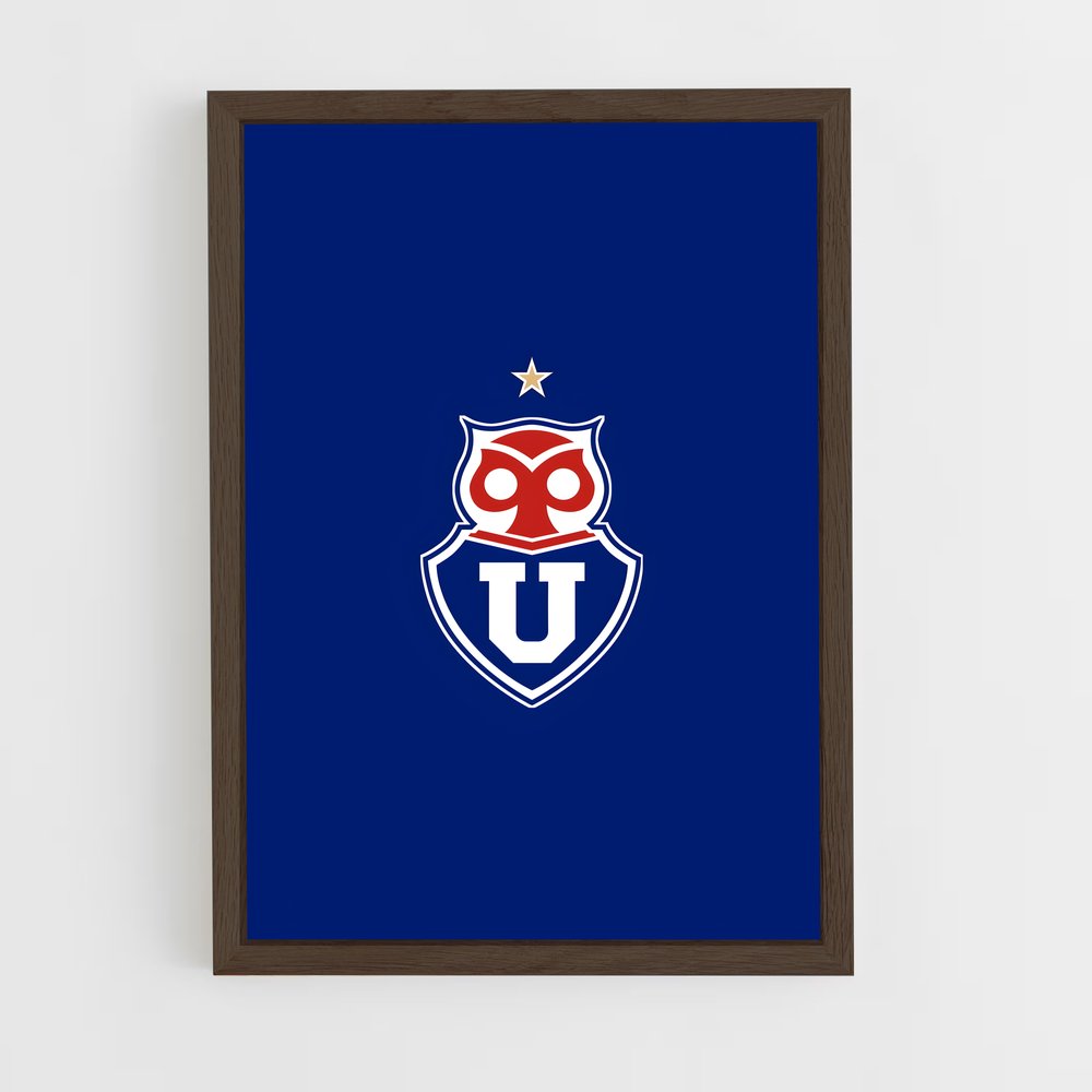 ap-universidad de chile football club-1 cadre Bois foncé
