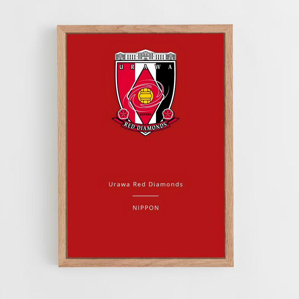 ap-urawa red diamonds-4 cadre Bois clair