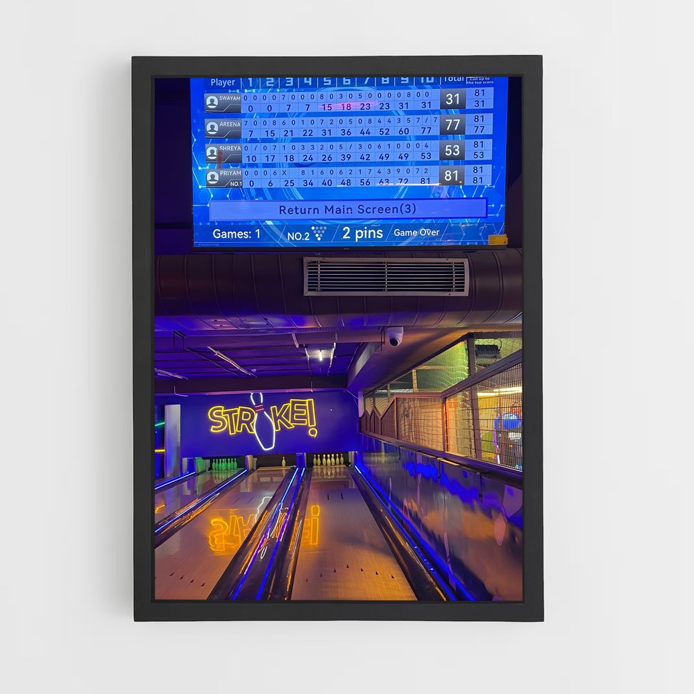 ap-us open bowling-2 cadre Noir