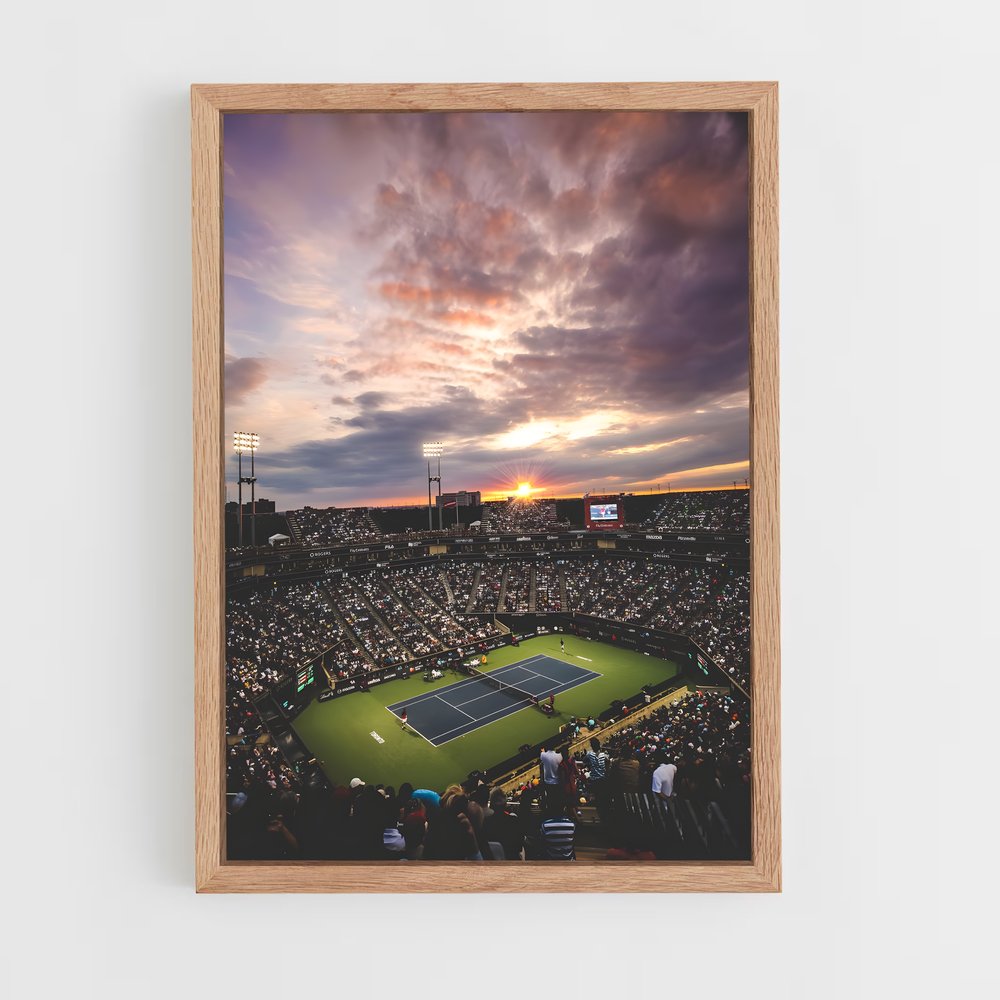ap-us open tennis-2 cadre Bois clair