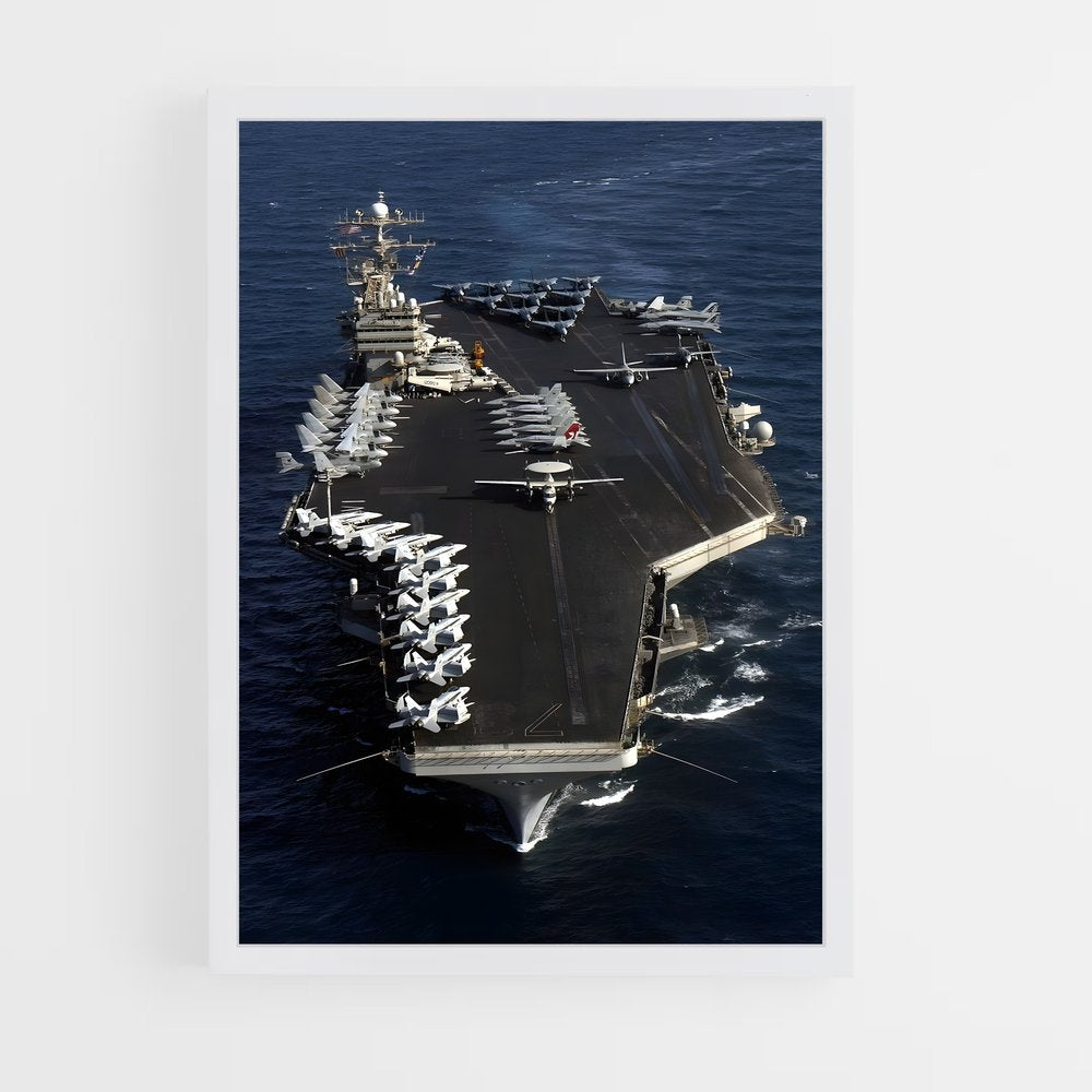 ap-uss abraham lincoln-2 cadre Blanc