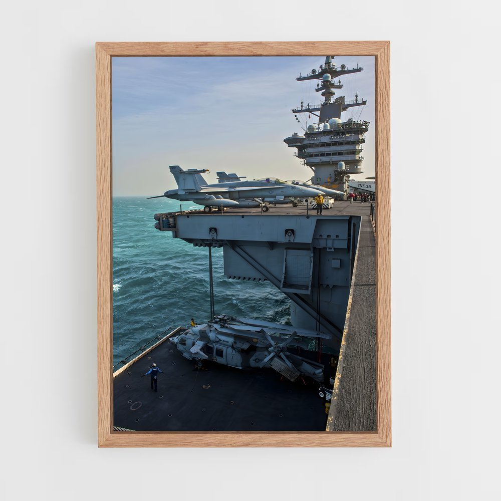 ap-uss carl vinson-2 cadre Bois clair