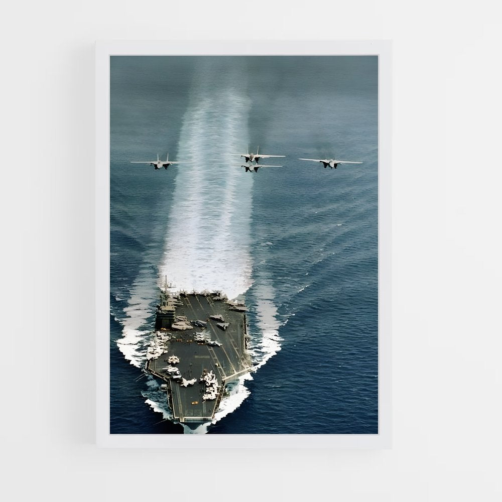 ap-uss dwight d eisenhower-1 cadre Blanc