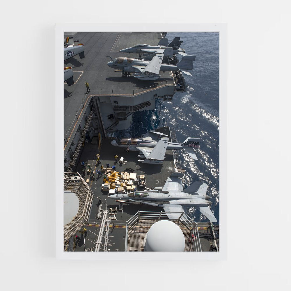 ap-uss dwight d eisenhower-2 cadre Blanc
