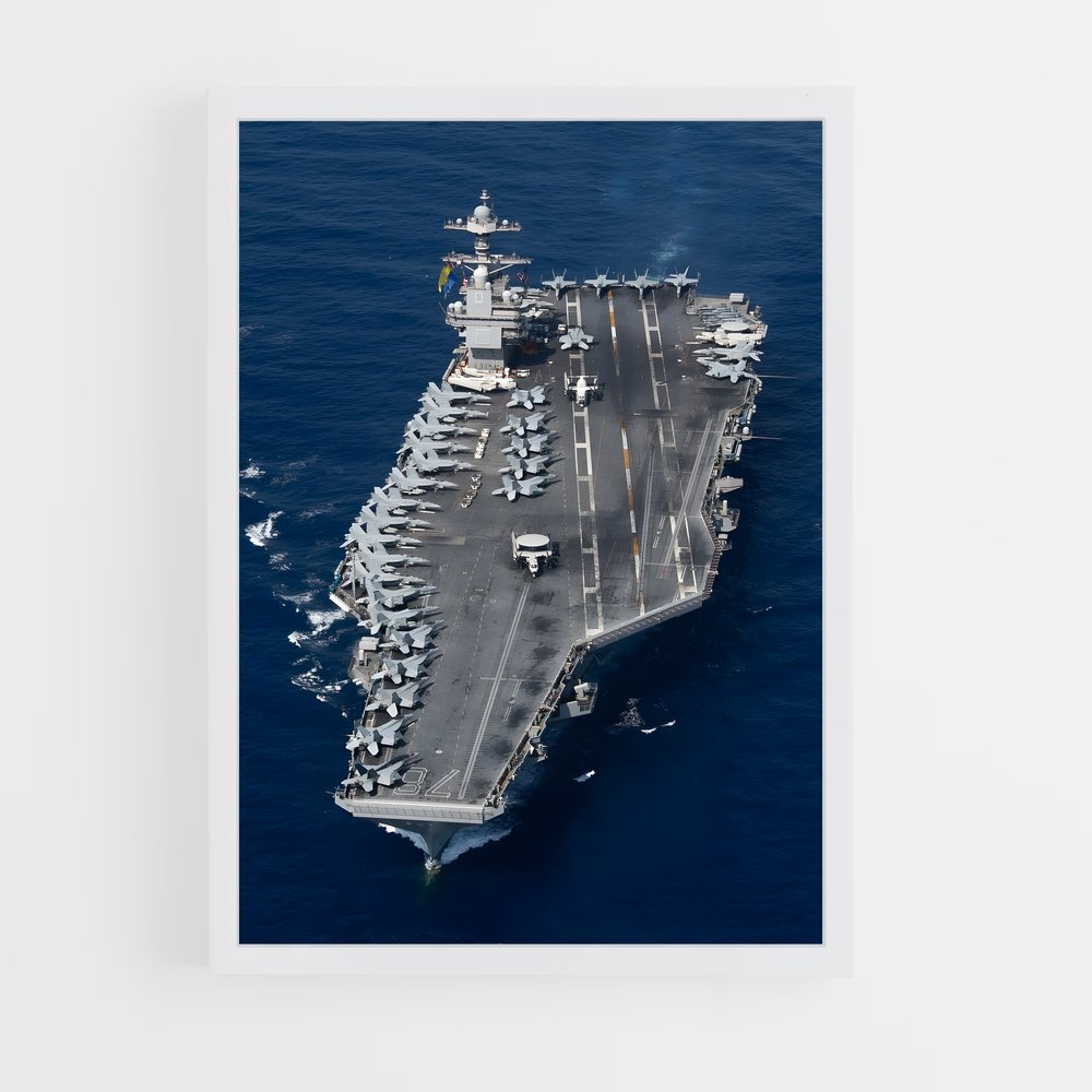 ap-uss dwight d eisenhower-3 cadre Blanc